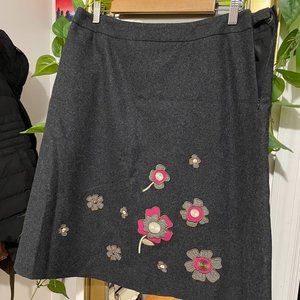 Harve Benard 100% Wool Skirt